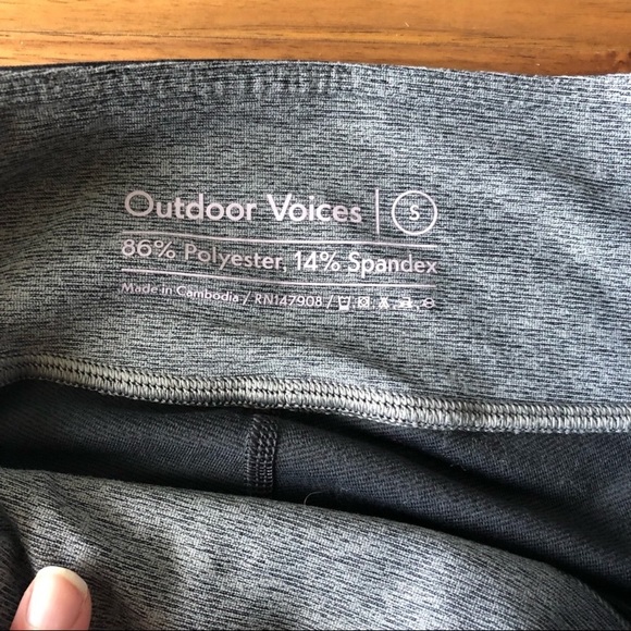 Outdoor Voices Tri-Color Leggings - Picture 5 of 5